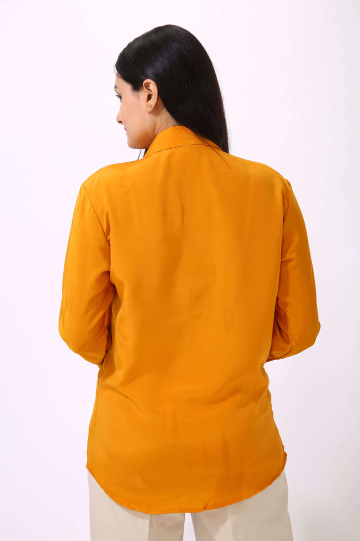 Classic Solid Shirt - Mustard Yellow
