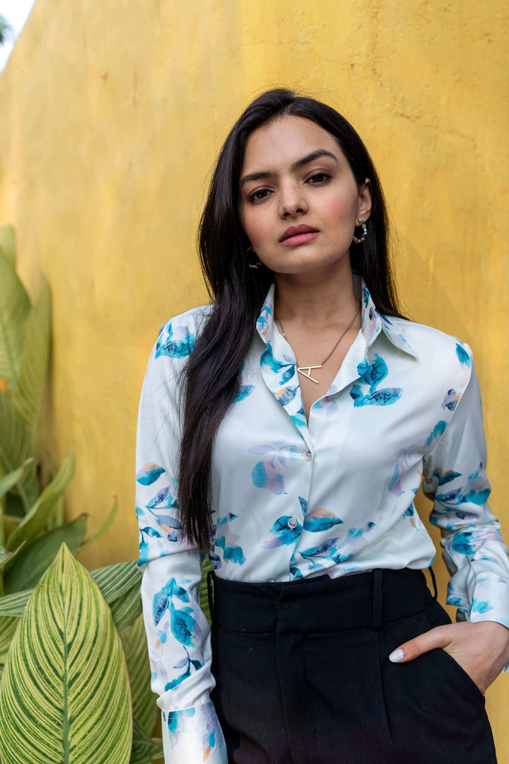 Abstract Art Inspired Printed Shirt