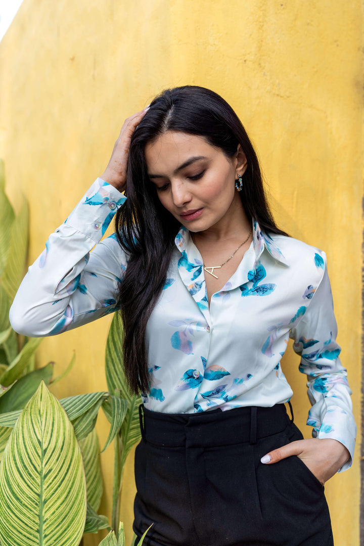Abstract Art Inspired Printed Shirt