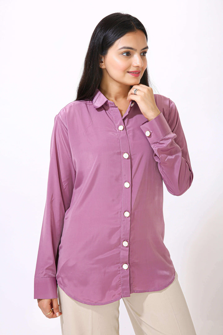 Classic Solid Shirt - Lavender