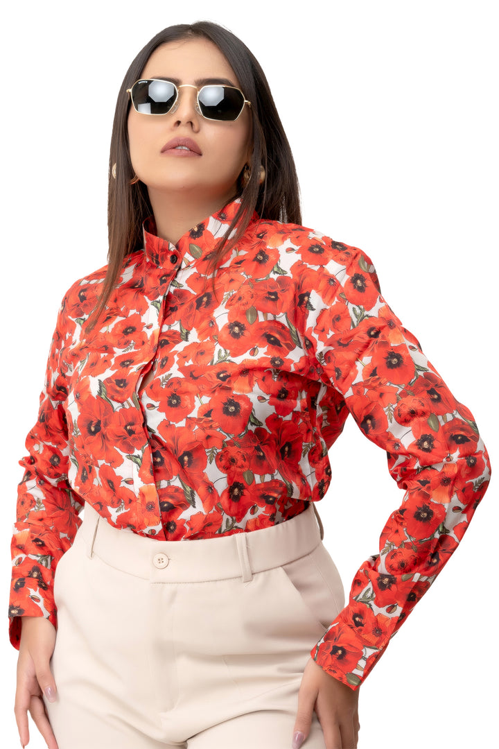 Whispering Roses Floral Shirt