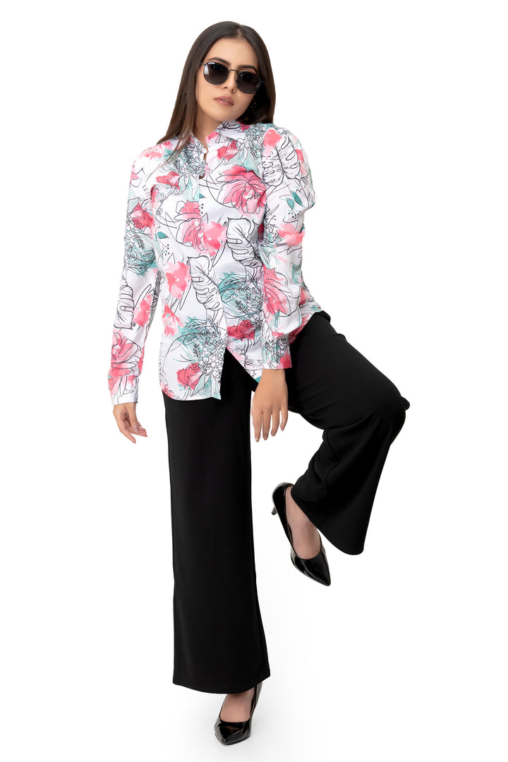 Petal Dream Printed Floral Shirt