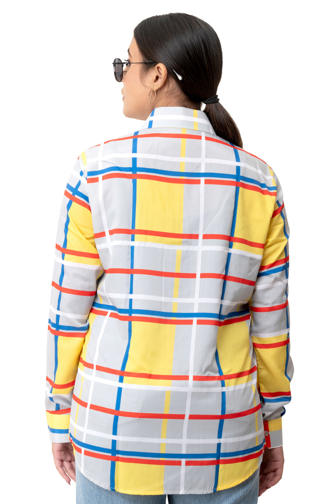 Sunburst Stripes Printed Shirt