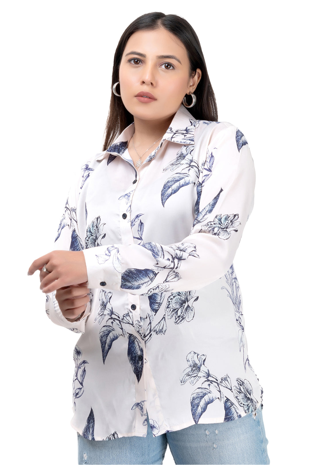 Ocean Breeze Satin Shirt