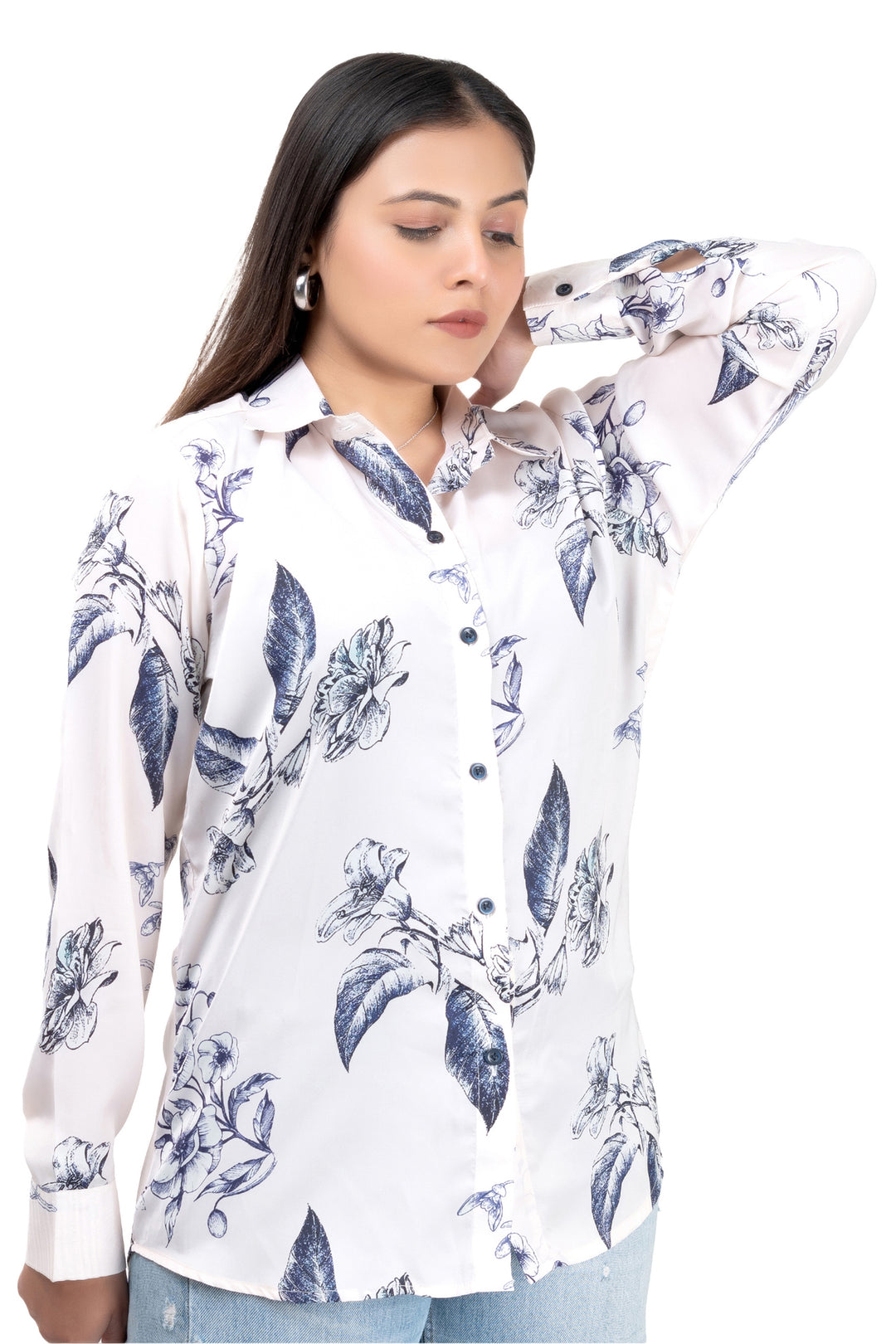 Ocean Breeze Satin Shirt