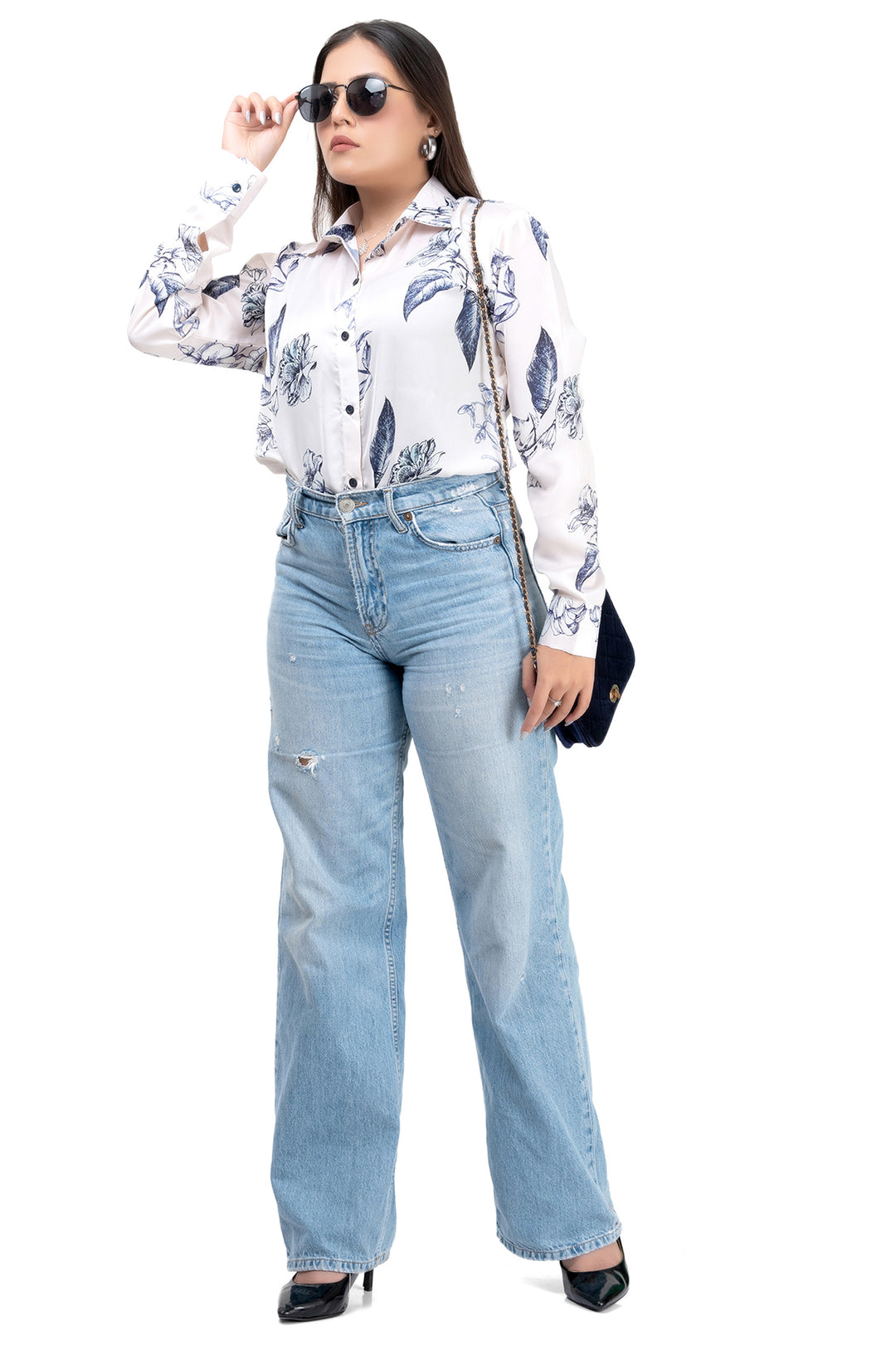 Ocean Breeze Satin Shirt