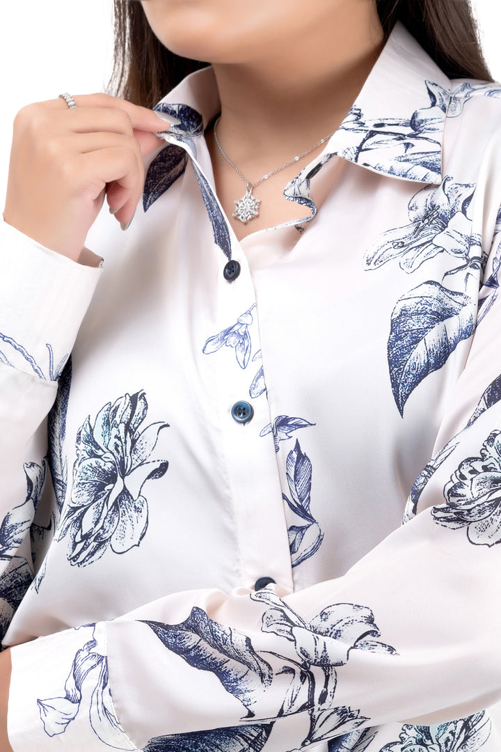 Ocean Breeze Satin Shirt