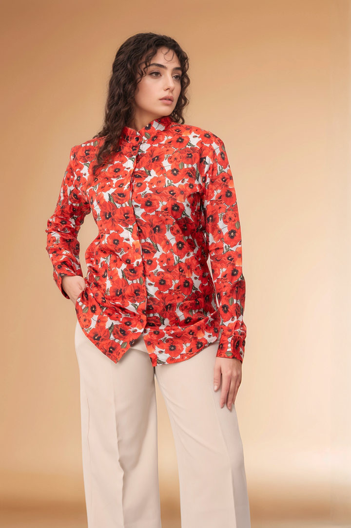 Whispering Roses Floral Shirt